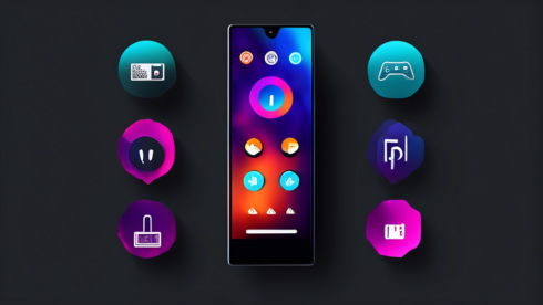 Create an image depicting a Firestick device split into two halves. One half shows vibrant, dynamic icons representing various streaming apps and customization options, symbolizing the benefits of a jailbroken Firestick. The other half is dark and ominous with warning symbols like exclamation marks and locks, illustrating the risks and potential vulnerabilities of jailbreaking. The background should be a blend of bright colors merging into shadows, conveying the dual nature of the topic.